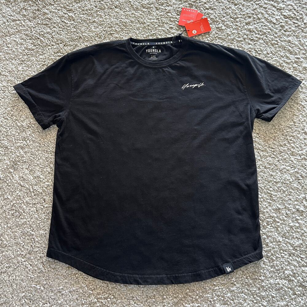 YoungLA Black Short Sleeve Tee